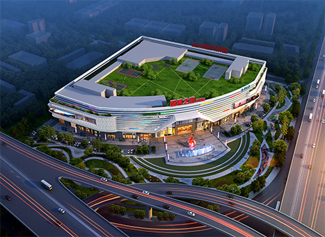 居然之家无锡金城路店室内外装饰改造工程