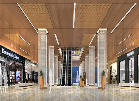 深圳南油大厦商业综合体项目商业裙楼室内公共区域装饰工程设计